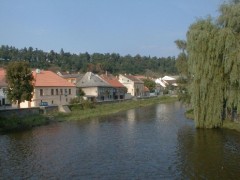 Řeka Jihlava v Třebíči